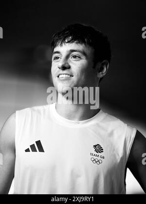 Team GB's Tom Daley nach einer Trainingseinheit im London Aquatics