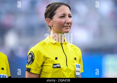 Washington, Usa. Juli 2024. District of Columbia, Vereinigte Staaten, 13. Juli 2024: Danielle Chesky während der internationalen Freundschaft zwischen den Vereinigten Staaten und Costa Rica im Audi Field in Washington, DC, Vereinigte Staaten (NUR REDAKTIONELLE VERWENDUNG). (Rebekah Wynkoop/SPP) Credit: SPP Sport Press Photo. /Alamy Live News Stockfoto