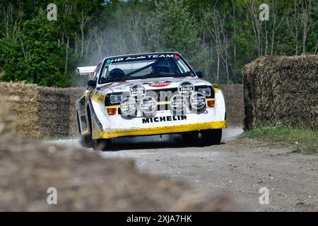 Peter van der Putten, Audi Sport Quattro S1 E2, Legends of Group B, eine Auswahl an legendären Fahrzeugen, die die ungeheuerlichen Extreme des Fahrzeugs demonstrieren Stockfoto