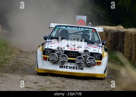 Peter van der Putten, Audi Sport Quattro S1 E2, Legends of Group B, eine Auswahl an legendären Fahrzeugen, die die ungeheuerlichen Extreme des Fahrzeugs demonstrieren Stockfoto