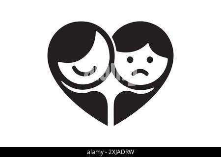 Fröhlicher Freundschaftstag Stock Vektor