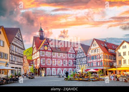 Altstadt von Bad Urach, Deutschland Stockfoto