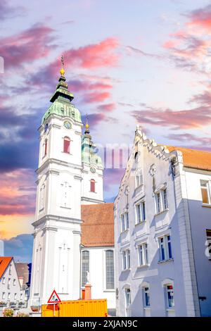 Altstadt von Bad Waldsee, Deutschland Stockfoto