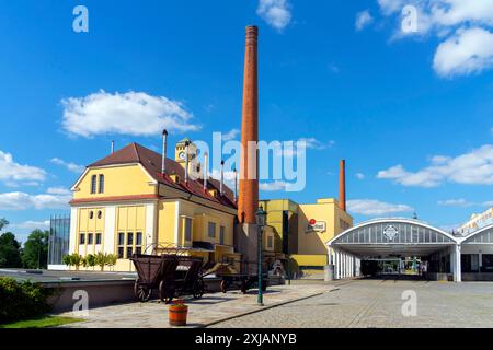 Brauereikomplex von Pivovar Prazdroj oder Plzeňský Prazdroj (Pilsner Urquell), Pilsen, Tschechische Republik. Stockfoto