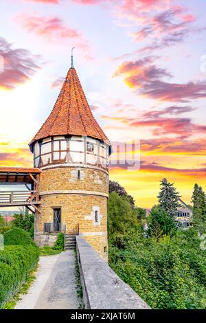 Altstadt von Biberach an der Riss, Deutschland Stockfoto