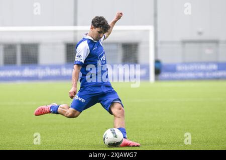 Gent, Belgien. Juli 2024. Jong Gent's Ruslan Vydysh ein Spiel zwischen Jong Gent (KAA Gent's U23) und Jong Kortrijk (KV Kortrijk's U23) in der Chillax Arena in Oostakker, Gent, Mittwoch, 17. Juli 2024. BELGA FOTO FREDERIC SIERAKOWSKI Credit: Belga News Agency/Alamy Live News Stockfoto