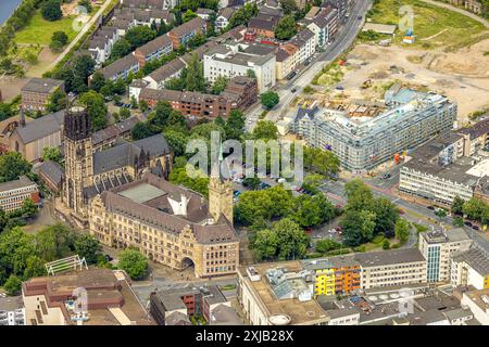 Luftbild, Mercator Quartier Baustelle und Neubau Gebäude mit Baugerüst, Rathaus und evang. Salvatorkirche, Stadtmitte, Altstadt, Duisburg, Ruhrgebiet, Nordrhein-Westfalen, Deutschland ACHTUNGxMINDESTHONORARx60xEURO *** Luftaufnahme, Mercator Quartier Baustelle und Neubau mit Gerüst, Rathaus und evang Salvatorkirche, Stadtzentrum, Altstadt, Duisburg, Ruhrgebiet, Nordrhein Westfalen, Deutschland ACHTUNGxMINDESTHONORARx60xEURO Stockfoto