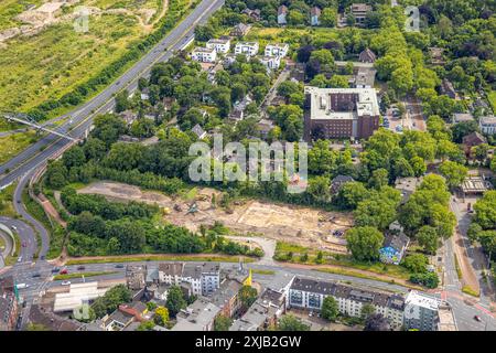 Luftbild, Baustelle B-Plan 1194 Dellviertel, geplante neue Feuerwache und Rettungswache an der Mercatorstraße, Polizeipräsidium Duisburg Gebäude, Neubau Wohngebiet Brockhoffstraße, Dellviertel, Duisburg, Ruhrgebiet, Nordrhein-Westfalen, Deutschland ACHTUNGxMINDESTHONORARx60xEURO *** Luftansicht, Baustelle B Plan 1194 Dellviertel, geplante neue Feuerwehr- und Rettungsstation an der Mercatorstraße, Duisburger Polizeipräsidium, neues Wohngebiet Brockhoffstraße, Dellviertel, Duisburg, Ruhrgebiet, Nordrhein-Westfalen, Deutschland ACHTUNGxMINDESTHONORARx60xEURO Stockfoto