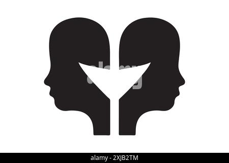 Vektor-Symbol für Happy Friendship Day Stock Vektor