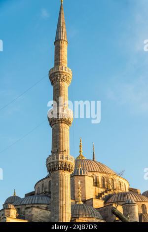 Blaue Moschee / Sultan Ahmed Moschee / Sultan Ahmet Camii in Istanbul, Türkiye Stockfoto