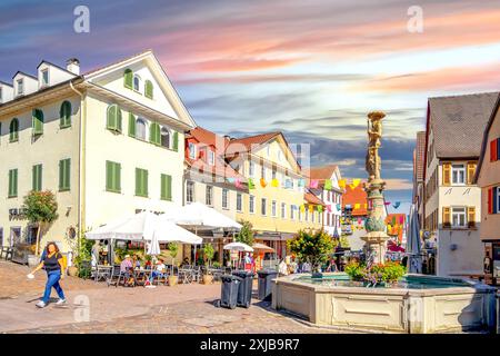 Altstadt von Bietigheim Bissingen, Deutsche Stockfoto