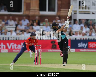 London, Großbritannien. Juli 2024. London, England, 17. Juli 2024: Suzie Bates (23 Neuseeland) während des 5. Vitality T20 International Spiels zwischen England und Neuseeland auf dem Lord's Cricket Ground in London, England. (Jay Patel/SPP) Credit: SPP Sport Press Photo. /Alamy Live News Stockfoto