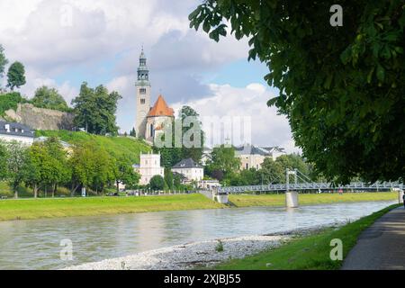 Salzburg, Österreich. 30. Juni 2024. N.S. Blick auf Maria Assunta in der Kirche Cielo di Mulln im Stadtzentrum Stockfoto