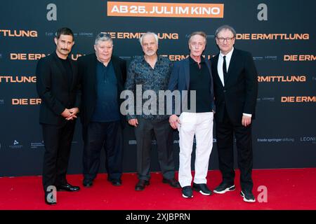 Die Ermittlung , Filmpremiere im Zoo Palast, Berlin, 16.07.2024 Clemens Schick, Andreas Lechner, Bernhard Schütz, Wilfried Hochholdinger, Rainer Bock, DIE ERMITTLUNG , Photo Call am Roten Teppich zur Berlin-Premiere im ZOO Palast, Berlin, 16.07.2024 Berlin Zoo Palast Deutschland *** die Ermittlung , Filmpremiere im Zoo Palast, Berlin, 16 07 2024 Clemens Schick, Andreas Lechner, Bernhard Schütz, Wilfried Hochholdinger, Rainer Bock, DIE ERMITTLUNG , Photo Call am Roten Teppich zur Berlin Premiere im ZOO Palast, Berlin, 16 07 2024 Berlin Zoo Palast Deutschland, deutschland Copyright: xChristianx Stockfoto