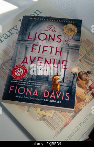 Lions of Fifth Avenue ist ein Novel von Fiona Davis, 2024, USA Stockfoto