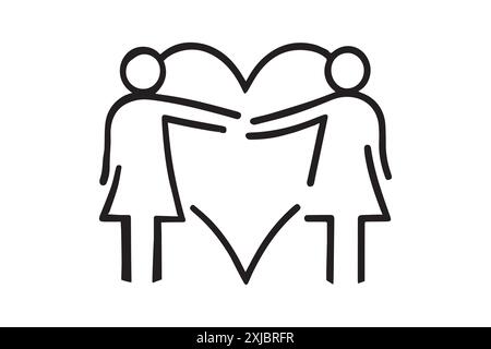 Glückliche Vektorkunst zum Freundschaftstag Stock Vektor