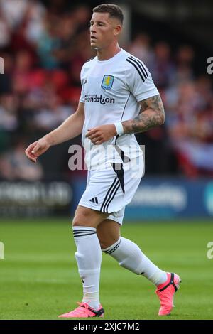 Ross Barkley von Aston Villa während des Vorbereitungsspiels Walsall gegen Aston Villa im Bescot Stadium, Walsall, Großbritannien. Juli 2024. (Foto: Gareth Evans/News Images) in Walsall, Großbritannien am 17.7.2024. (Foto: Gareth Evans/News Images/SIPA USA) Credit: SIPA USA/Alamy Live News Stockfoto