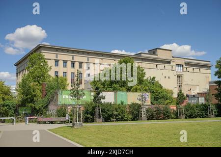 Berghain Club, Am Wriezener Bahnhof, Friedrichshain, Berlin, Deutschland Stockfoto