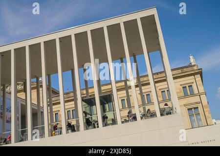 James-Simon-Galerie, Neues Museum, Am Kupfergraben, Museumsinsel, Mitte, Berlin, Deutschland Stockfoto