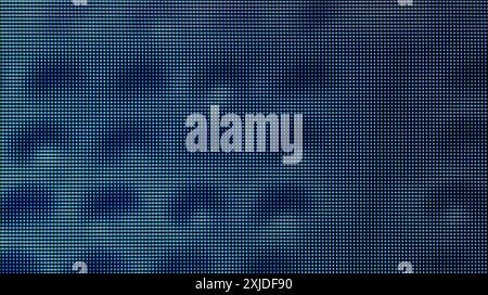 Makrofotografie des abstrakten Hintergrunds von OLED-Monitoren. Nahaufnahme des abstrakten Farbhintergrunds. Stockfoto