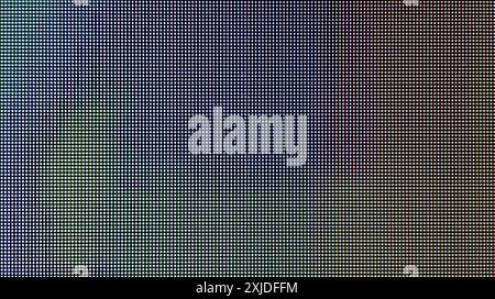 Makrofotografie des abstrakten Hintergrunds von OLED-Monitoren. Nahaufnahme des abstrakten Farbhintergrunds. Stockfoto