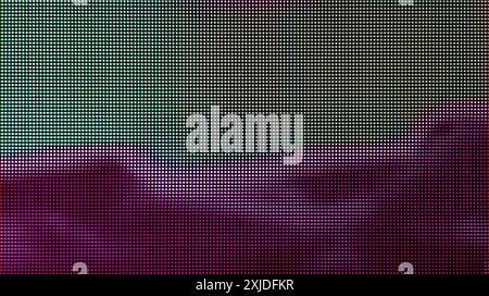 Makrofotografie des abstrakten Hintergrunds von OLED-Monitoren. Nahaufnahme des abstrakten Farbhintergrunds. Stockfoto