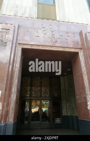 Los Angeles, Kalifornien, USA 17. Juli 2024 Los Angeles Times am 17. Juli 2024 in Los Angeles, Kalifornien, USA. Foto: Barry King/Alamy Stock Photo Stockfoto