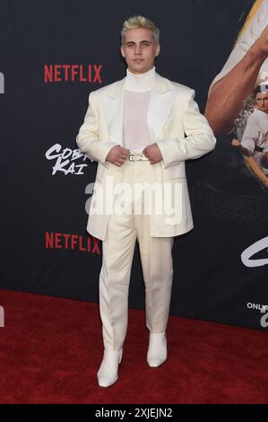 Los Angeles, USA. Juli 2024. Tanner Buchanan kommt am 17. Juli 2024 zur „Cobra Kai“ Staffel 6 Teil 1 Special Screening Event im Autry Museum in Los Angeles, CA. © Janet Gough/AFF-USA. COM Credit: AFF/Alamy Live News Stockfoto