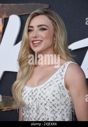 Los Angeles, USA. Juli 2024. Peyton List kommt zur „Cobra Kai“ Staffel 6 Teil 1 Special Screening Event, die am 17. Juli 2024 im Autry Museum in Los Angeles, CA, stattfand. © Janet Gough/AFF-USA. COM Credit: AFF/Alamy Live News Stockfoto