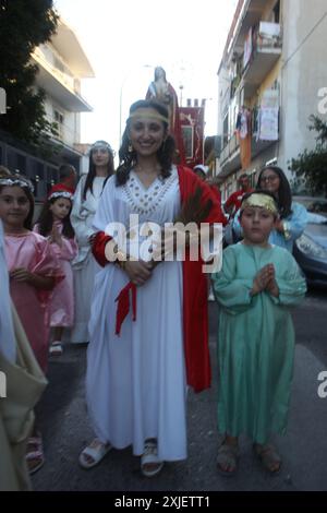 12. Juli 2024, Arzano, Campania/Neapel, Italien: Wiederaufbau der Tragedia di Santa Giustina in Arzano. (Kreditbild: © Salvatore Esposito/Pacific Press via ZUMA Press Wire) NUR REDAKTIONELLE VERWENDUNG! Nicht für kommerzielle ZWECKE! Stockfoto