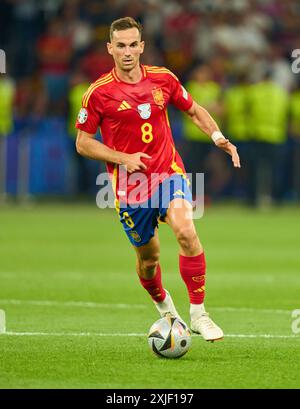 Fabian Ruiz, ESP 8 im Endspiel SPANIEN - ENGLAND 2-1 der UEFA-Europameisterschaften 2024 am 14. Juli 2024 in Berlin. Fotograf: Peter Schatz Stockfoto