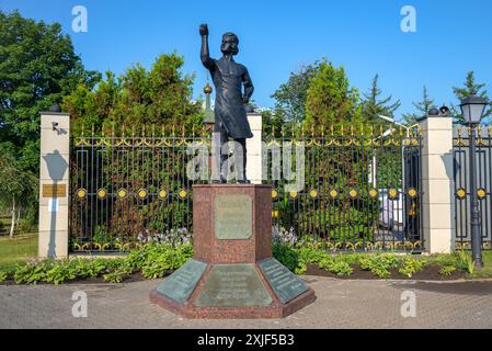 TULA, RUSSLAND - 15. JULI 2024: Denkmal für Lefty, Tula. Russland Stockfoto