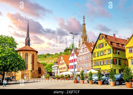 Altstadt Esslingen, Neckar, Deutschland Stockfoto
