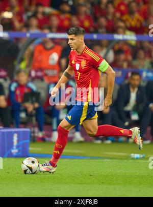 Alvaro Morata, ESP 7 im Endspiel SPANIEN, Großbritannien. , . Am 14. Juli 2024 in Berlin. Fotograf: ddp Images/STAR-Images Credit: ddp Media GmbH/Alamy Live News Stockfoto