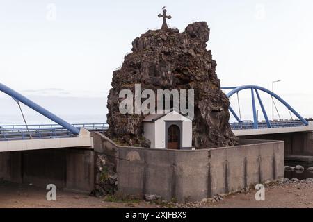 Äußere der Sao Vicente Kapelle, Madeira, Portugal Stockfoto