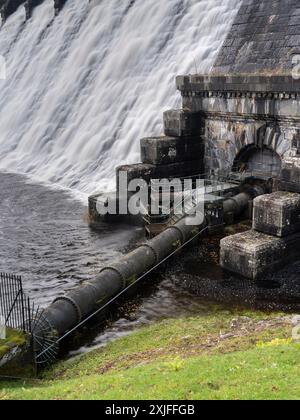 Rund um den Lake Vyrnwy im Herbst, Powys, Mid Wales, Großbritannien Stockfoto