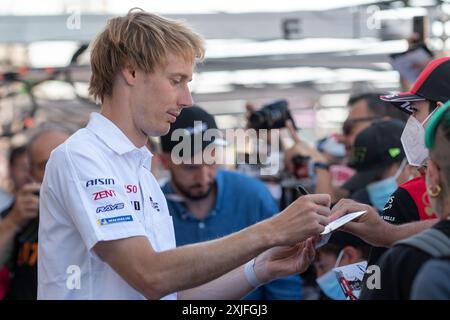 Brandon HARTLEY (NZL) von #8 TOYOTA GAZOO RACING während der Autograph Session der FIA WEC 6 Hours of Monza 2022. Kredit: Riccardo Righetti/Alamy Stock Stockfoto