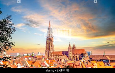 Altstadt von Freiburg im Breisgau, Deutschland Stockfoto