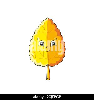 Niedlicher Charakter. Konstruktionselement. Vorlage für Ihr Design, Bücher, Aufkleber, Karten, Poster, Kleidung. Zeichentrickstil. Isoliert auf weißem Hintergrund. Vecto Stock Vektor