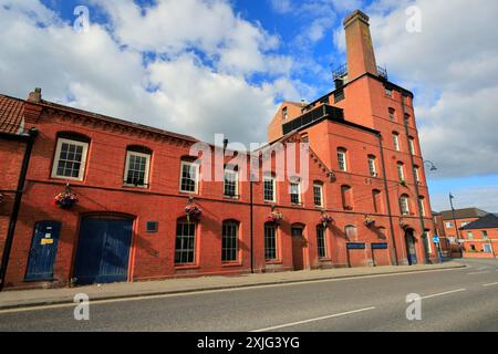 Wadworth Brewery, 1885 eröffnet, Devizes, Wiltshire, England. Stockfoto