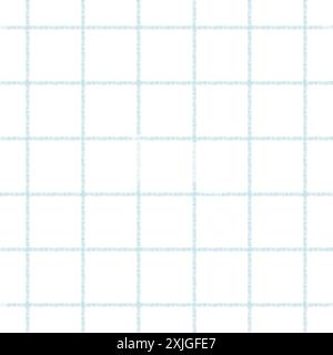 Vektor Hand gezeichnet niedliches kariertes Muster. Cottagecore Doodle Plaid geometrische halbtransparente einfache Textur. Kreuzungslinien. Abstrakt süß zart Stock Vektor