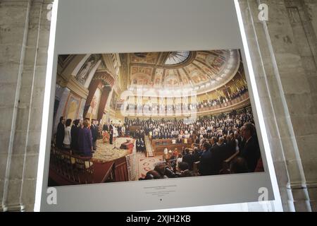 Eröffnung der Ausstellung „felipe VI.: Ein Jahrzehnt in der Geschichte der Krone von Spanien“. Mit: Siehe Wo: Madrid, Spanien Wann: 17. Juni 2024 Credit: Oscar Gonzalez/WENN Stockfoto