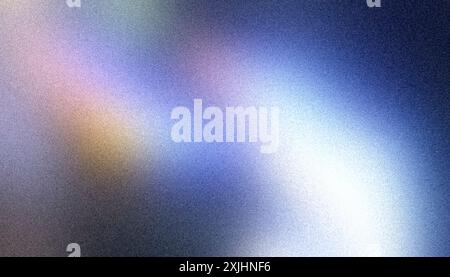 Abstrakter Hintergrund mit unscharfen Lichtflecken, rauer Textur, körnigem Rauschen Stockfoto