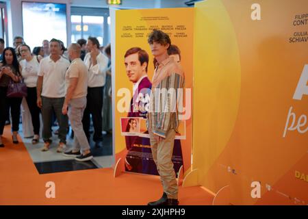 Rom, Italien. Juli 2024. Rocco Fasano nimmt am 18. Juli 2024 an der Fotokonferenz „Amici per Caso“ im Cinema Adriano in Rom Teil. (Foto: Luca Carlino/NurPhoto) Credit: NurPhoto SRL/Alamy Live News Stockfoto