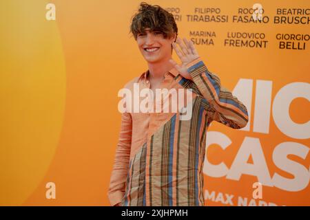 Rom, Italien. Juli 2024. Rocco Fasano nimmt am 18. Juli 2024 an der Fotokonferenz „Amici per Caso“ im Cinema Adriano in Rom Teil. (Foto: Luca Carlino/NurPhoto) Credit: NurPhoto SRL/Alamy Live News Stockfoto