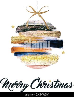 Frohe Weihnachten Illustration Vektorgrafiken, T-Shirt Designs Stock Vektor