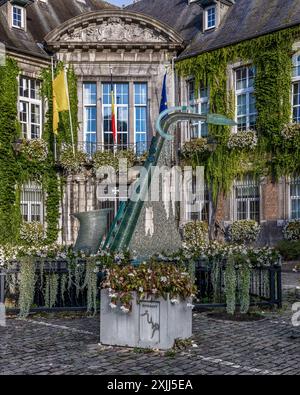 Die atemberaubende Altstadt in Dinant, Belgien Stockfoto