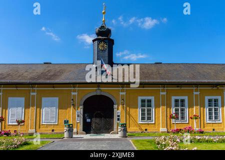 Schloss Kozel, (Zamek Kozel), Tschechien. Die Burg Kozel ist eine Jagdschloss in Šťáhlavy bei Pilsen (Plzeň) in der Tschechischen Republik. Die Burg wurde erbaut Stockfoto