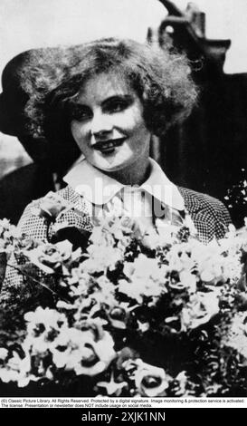 Die schwedische Schauspielerin Greta Garbo. 1905-1990. Schwedische Schauspielerin mit ihren glorreichen Tagen in den 1920er und 1930er Jahren Im Alter von 35 Jahren zog sie sich von der Filmvorführung zurück, nachdem sie in 28 Filmen gespielt hatte. Bild: 20 Jahre alt, als sie 1925 aus Schweden nach Hollywood kam. Stockfoto