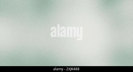 Verlaufender Hintergrund mit körniger Textur und dezentem grünem Farbschema Stockfoto